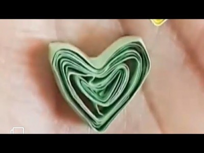 Diy paper quilling | how to make heart with quilling paper | quilling paper hacks  for beginners