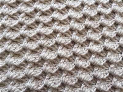 Easy Baby Blanket Stitch | One Row Repeat Crochet Stitch