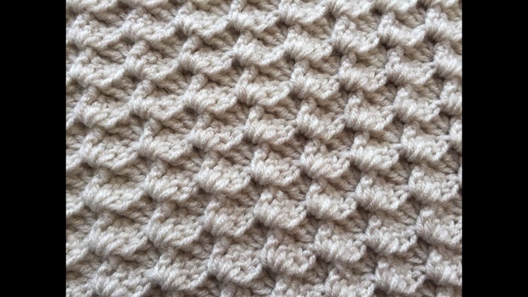 Easy Baby Blanket Stitch | One Row Repeat Crochet Stitch