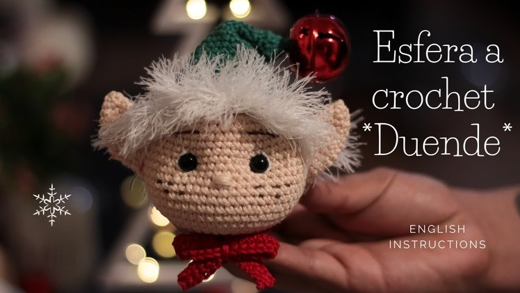 Esfera navideña a crochet: Duende ????????????????????English instructions