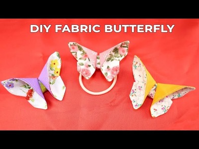 Fabric butterflies out of Scraps!. DIY Fabric Butterfly Tutorial and Free Pattern