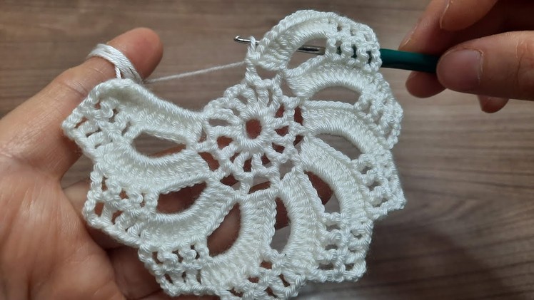 FANTASTIC Beautiful Flowers Crochet Pattern Knitting Online Tutorial for beginners Tığ işi örgü