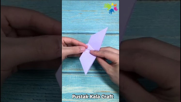 Flying Paper Plane Like Bat | How To Make A Paper Plane Fly Like A Bat Boomerang Plane #shorts #bat