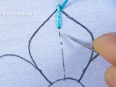 Hand Embroidery Amazing Flower Design Easy 3d Flower Making Idea Needle Work Embroidery Tutorial