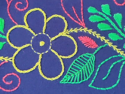 Hand Embroidery Beautiful Nakshi Kantha Design