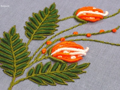 Hand Embroidery Modern Flower Designs, Hand Embroidery Flower Designs for Beginners-504