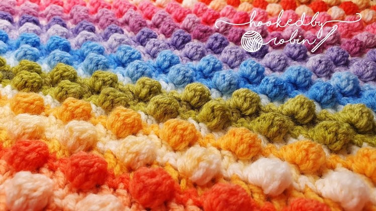 How to Crochet the Bobble Stitch | Stunning Textured Stitch!