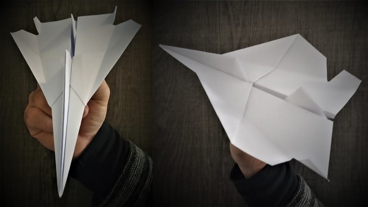 How To Make A Frenzy Fighter Jet Paper Airplane