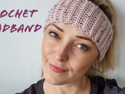 MAKE THE EASIEST HEADBAND NOW How to Crochet Easy Winter Headband