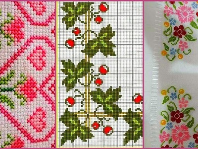 Marvelous Cross Stitch hand embroidery designs for every type of cloth