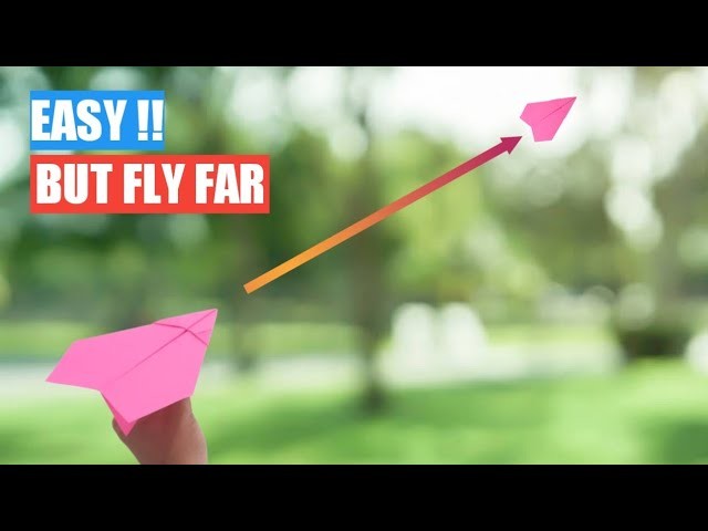 Paper Airplane Dagger, How To Make Paper Airplane Fly Far But EASY