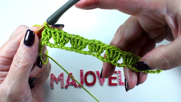 Single row crochet stitch very very easy