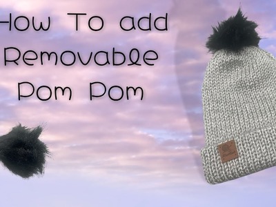 Adding Button to Crochet Beanie