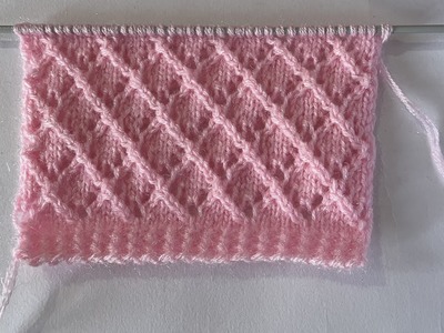 Beautiful Lace Stitch Pattern For Sweaters