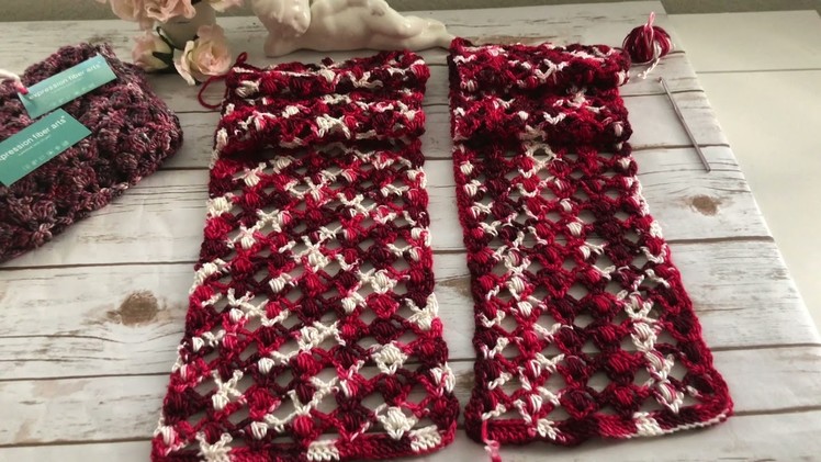 Big Crochet Commission Day 3, Crochet Lacy Scarf, Second Scarf in Progress, Story #9