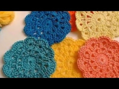 Crochet Coasters, Crochet pot holders.