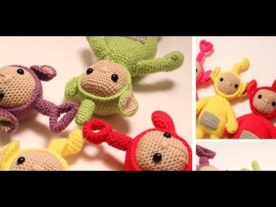 Crochet handmade diy fur knitting Teletubbies doll newcomer video tutorial Full
