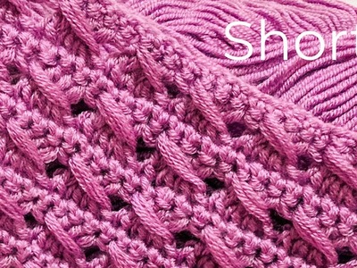 Crochet new 3D stitch 179 | #Shorts | #youtubeshorts | #stitches | #crochetshorts
