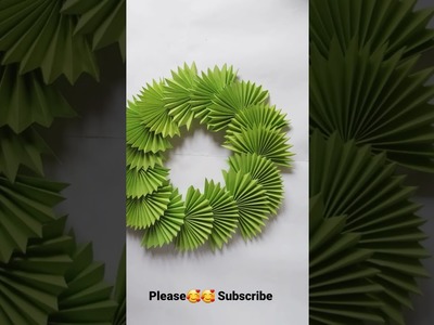 DIY Paper Craft Ideas  | How To Make Wreath | Christmas Decoration Ideas