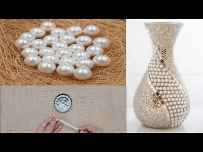 DIY Pearl Flowers and Vases || Pearl Craft || Bunga Mutiara dan Vas Bunga