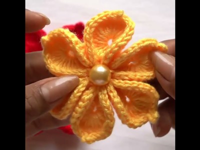 How To Crochet a Flower For Beginners