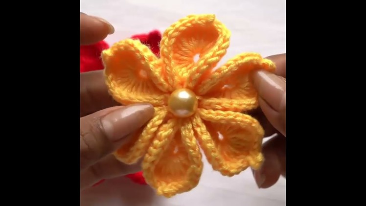 How To Crochet a Flower For Beginners