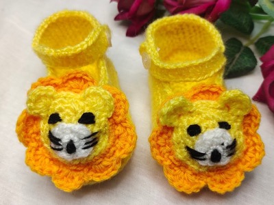 How To Crochet Baby Shoes. Booties