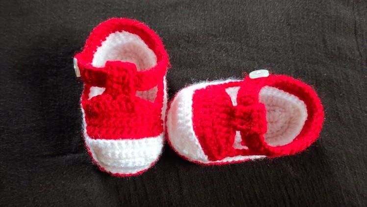 How To Crochet Baby Shoes.Loafers