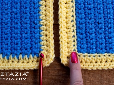 HOW to CROCHET BORDER EDGINGS - Three Basic Types Traditional Picture Frame and Padded