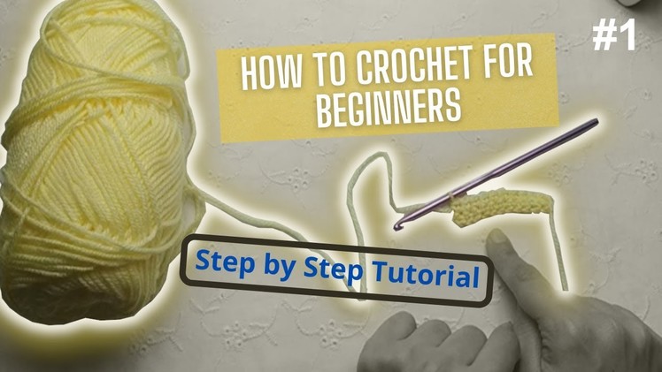 How to Crochet Pattern for Beginners  | Learn to Crochet Step by Step | ???? Lesson #1 - by Amberic