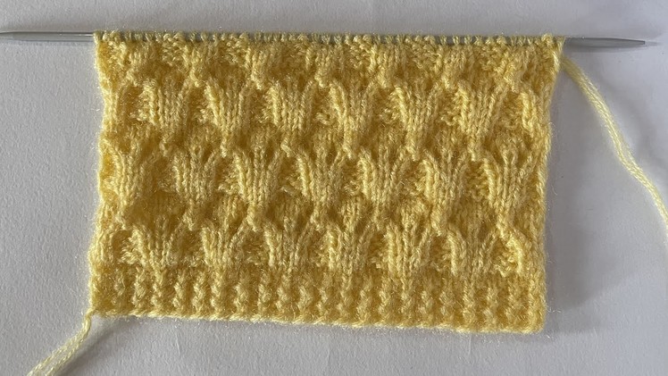 New Knitting Stitch Pattern For Ladies Cardigans