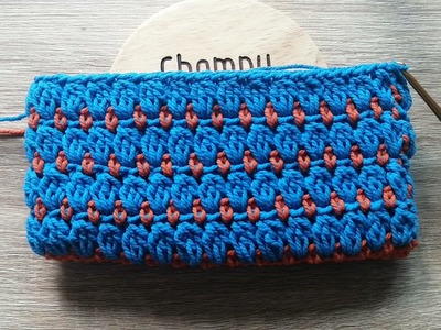 Tutorial crochet purse bag pattern for beginner