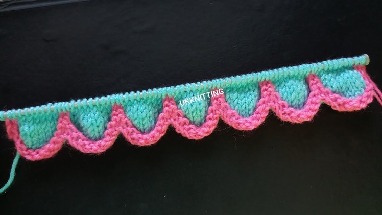 Very Easy,New[DIFFERENT]Border knitting pattern for ladies sweater.jacket.Cardigan.Girls Kurti.Bunai