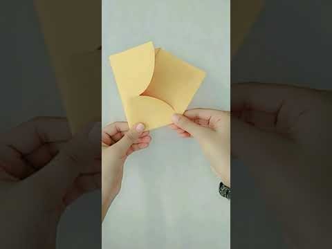 DIY ENVELOPE OUT OF PAPER || How to make a envelope out of paper #diy #shorts