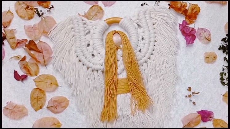 DIY Macramé Angel Wings - Christmas Decoration