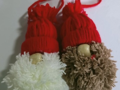 DIY Yarn Gnomes ????l Christmas OrnamentS❄️????