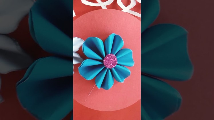 Easy paper craft idea| Easy paper flower idea|paper craft |very easy paper flower idea