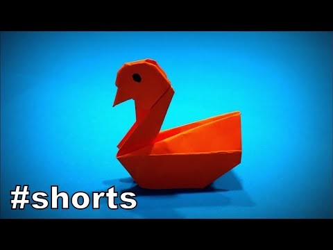 How to a Make Paper Duck | DIY Origami Duck | Easy Origami ART Paper Crafts #shorts
