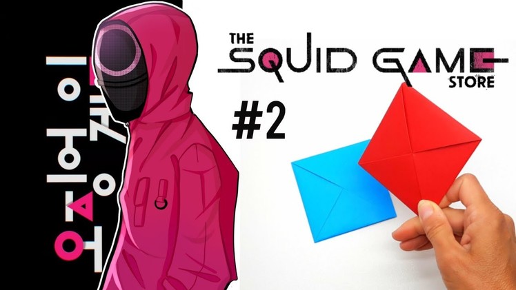 How to fold the paper flip toy from squid game????DIY Origami DDAKJI  #2????