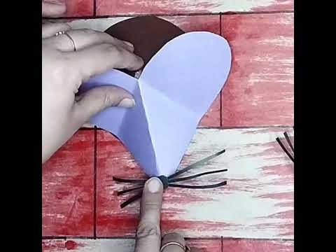 How To Make Mouse ???? with Paper.Funny Mouse For Kids Activity. Easy Craft For Bignners #Short  #CA