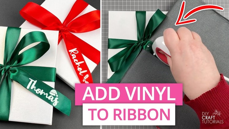 HOW TO PERSONALIZE RIBBON WITH WITH CRICUT