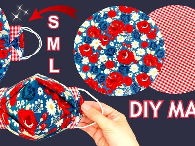 New Style Very Easy Cute Mask! Diy Breathable Face Mask All Size (S M L) Sewing Tutorial | Mask Idea