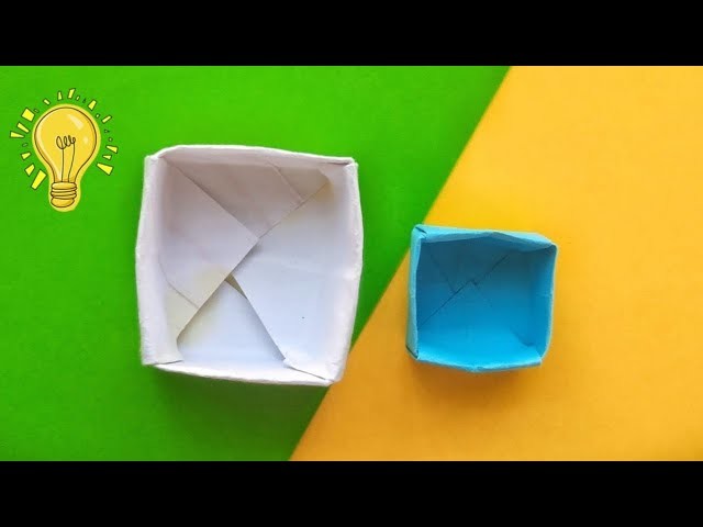 Origami paper box making tutorial #shorts