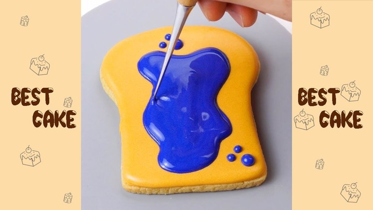 Quick and Easy Cookies Decorating Tutorials????????#Shorts #Short #Cake