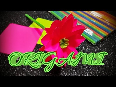 #Short_Diy Origami FLOWER!Do it yourself @DIY By Shada #creative ideas