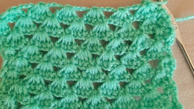 Surprise Tunisian knitting pattern #Shorts