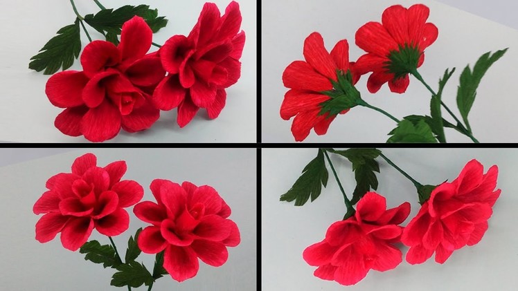 Very Easy Amazing Paper Flowers. Paper craft Flowers for Decoration