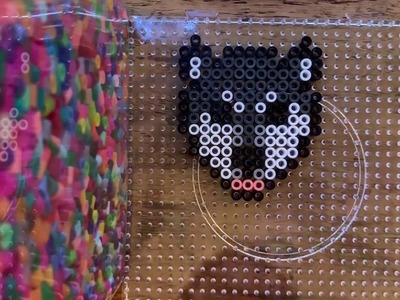 DIY Animal Perler Bead Crafting Ideas - Husky Puppy!