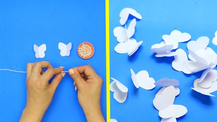 DIY PAPER BUTTERFLIES Easy and Cute Paper Butterflies