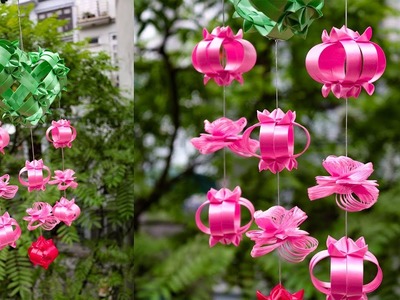 Diy wind chimes from ribbon Wall Hanging